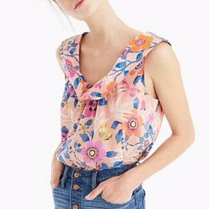 J.CREW Liberty Fabric Pavilion Pink Tank top S